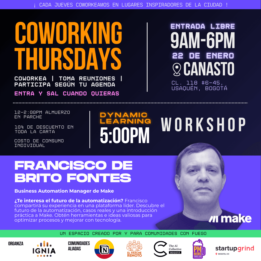 Coworking Thursdays - 22 de Enero