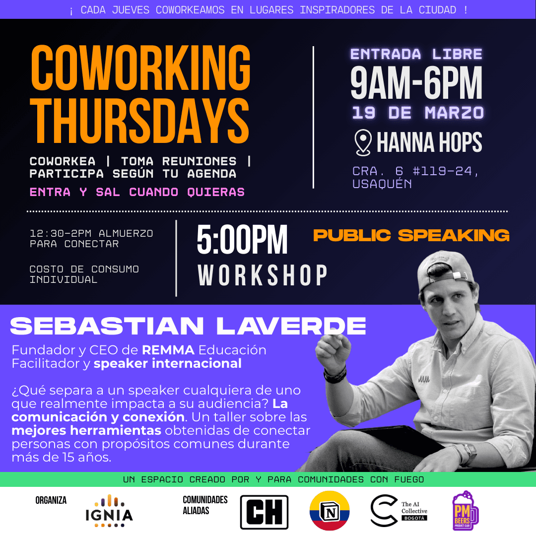 Coworking Thursdays - 19 de Marzo