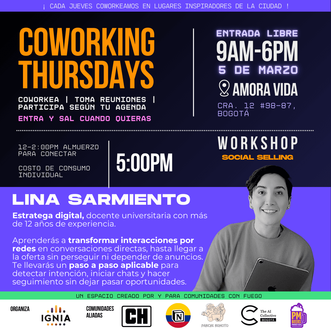 Coworking Thursdays - 05 de Marzo