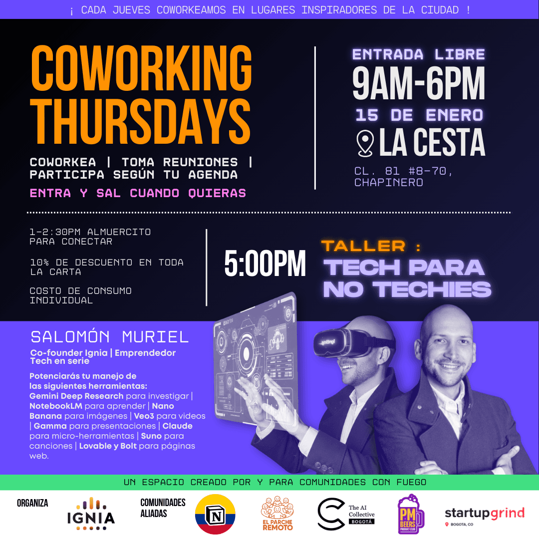 Coworking Thursdays - 15 de Enero